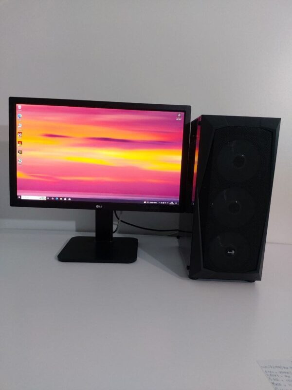 Комплект ПК: AeroCool Falcon-BK-V1 Tower / Intel Core i7-4790 (4 (8) ядра по 3.6 - 4.0 GHz) / 16 GB DDR3 / 500 GB SSD + 250 GB HDD / nVidia GeForce GTX 780, 3 GB GDDR5, 384-bit / 500W + Монітор LG 24MB37PM-B / 24" (1920x1080) IPS + Кабелі DVI та живлення