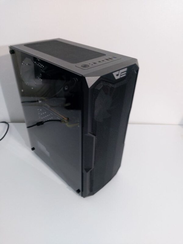 Комплект ПК: DarkFlash Aquarius Mesh Black Tower / Intel Core i5-7400 (4 ядра по 3.0 - 3.5 GHz) / 16 GB DDR4 / 250 GB SSD + 480 GB SSD / nVidia P106-100, 6 GB GDDR5, 192-bit / 300W + Монітор LG 24MB37PM-B / 24" (1920x1080) IPS + Мишка, кабелі підключення - Зображення 3