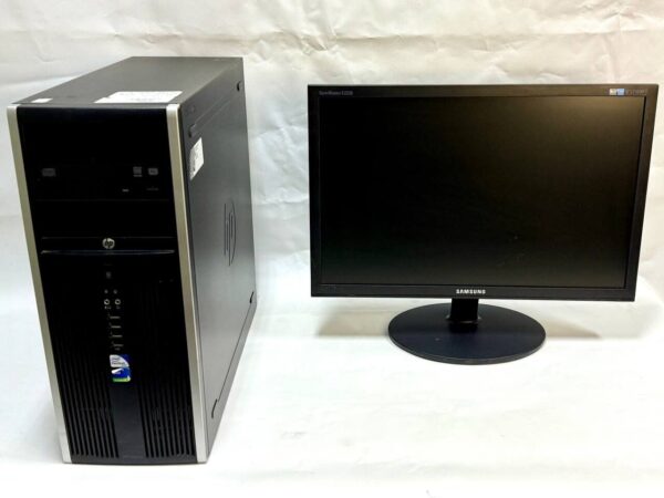 Комплект ПК: HP Compaq 8300 Elite Convertible Tower / Intel Core i5-3470 (4 ядра по 3.2 - 3.6 GHz) / 8 GB DDR3 / 500 GB HDD / Intel Graphics + Монітор Б-клас Samsung SyncMaster E2220NW / 22" (1680x1050) TN / VGA + Клавіатура, мишка, кабелі - Зображення 2