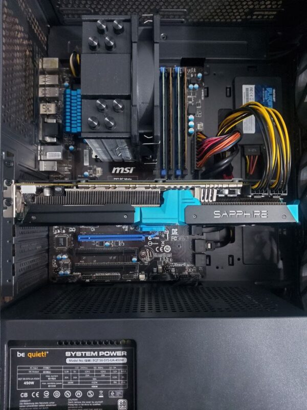 Комплект ПК: Frontier Asaro Tower / Intel Core i7-4790 (4 (8) ядра по 3.6 - 4.0 GHz) / 32 GB DDR3 / 480 GB SSD + 500 GB HDD / AMD Radeon R9 290X, 8 GB GDDR5, 512-bit / 450W + Монітор LG 24MB37PM-B / 24" (1920x1080) IPS + Мишка, кабелі підключення - Зображення 4