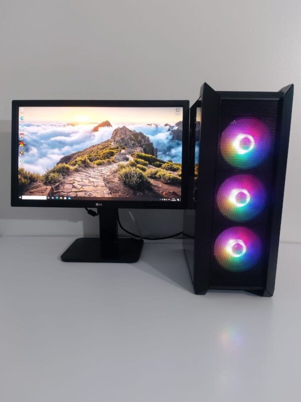 Комплект ПК: Frontier Asaro Tower / Intel Core i7-4790 (4 (8) ядра по 3.6 - 4.0 GHz) / 32 GB DDR3 / 480 GB SSD + 500 GB HDD / AMD Radeon R9 290X, 8 GB GDDR5, 512-bit / 450W + Монітор LG 24MB37PM-B / 24" (1920x1080) IPS + Мишка, кабелі підключення