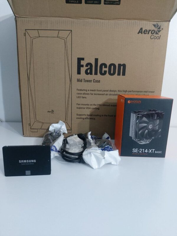 Комплект ПК: AeroCool Falcon-BK-V1 Tower / Intel Core i7-4790 (4 (8) ядра по 3.6 - 4.0 GHz) / 16 GB DDR3 / 500 GB SSD + 250 GB HDD / nVidia GeForce GTX 780, 3 GB GDDR5, 384-bit / 500W + Монітор LG 24MB37PM-B / 24" (1920x1080) IPS + Кабелі DVI та живлення - Зображення 5