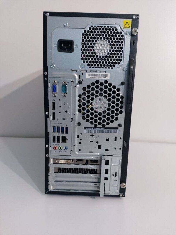 Комплект: Lenovo ThinkCentre M800 Tower / Intel Core i5-6500 (4 ядра по 3.2 - 3.6 GHz) / 16 GB DDR4 / 512 GB SSD + 500 GB HDD / AMD Radeon RX 570, 4 GB GDDR5, 256-bit / DVD-ROM + Монітор LG 24MB37PM-B / 24" (1920x1080) IPS + Веб-камера,кабелі DVI,живлення - Зображення 7