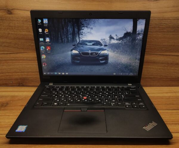 Ультрабук Б-клас Lenovo ThinkPad L480 / 14" (1920x1080) TN / Intel Core i5-8350U (4 (8) ядра по 1.7 - 3.6 GHz) / 16 GB DDR4 / 480 GB SSD / Intel UHD Graphics 620 / WebCam - Зображення 2