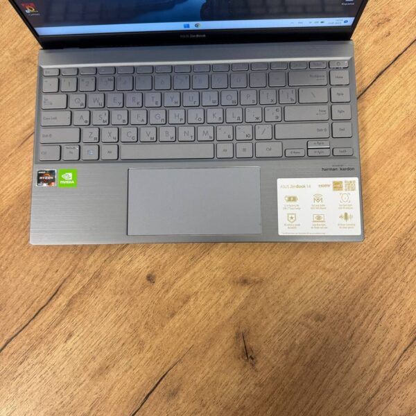 Ультрабук Asus ZenBook 14 Q408UG / 14" (1920x1080) IPS / AMD Ryzen 5 5500U (6 (12) ядер по 2.1 - 4.0 GHz) / 8 GB DDR4 / 256 GB SSD NVMe / nVidia GeForce MX450, 2 GB GDDR6, 64-bit / WebCam - Зображення 7