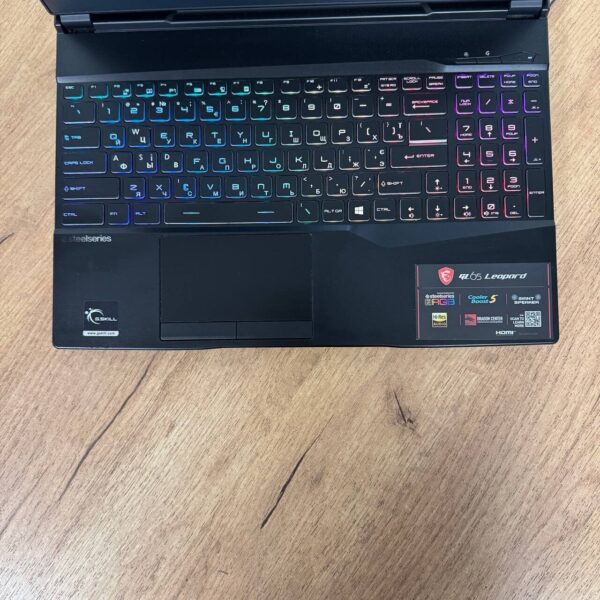 Ігровий ноутбук Б-клас MSI GL65 Leopard 10SFK / 15.6" (1920x1080) IPS / Intel Core i7-10750H (6 (12) ядер по 2.6 - 5.0 GHz) / 16 GB DDR4 / 512 GB SSD / nVidia GeForce RTX 2070, 8 GB GDDR6, 256-bit / WebCam - Зображення 7