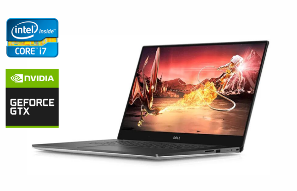 Ігровий ноутбук Dell XPS 15 9550 / 15.6" (1920x1080) IPS / Intel Core i7-6700HQ (4 (8) ядра по 2.6 - 3.5 GHz) / 16 GB DDR4 / 512 GB SSD / nVidia GeForce GTX 960M, 2 GB GDDR5, 128-bit / USB Type-C / Windows 10