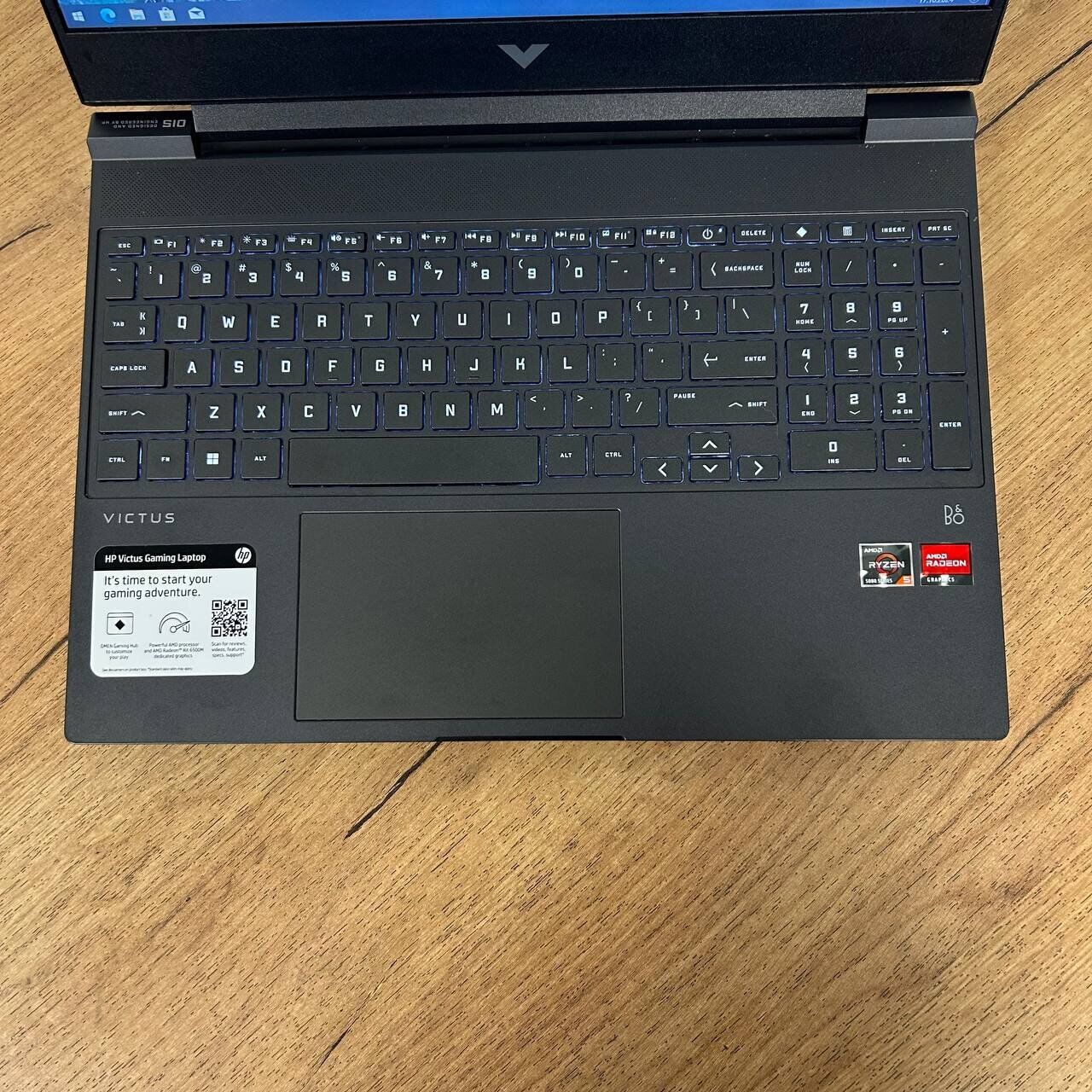 Ігровий ноутбук HP Victus 15-fb0015nr / 15.6" (1920x1080) IPS / AMD Ryzen 5 5600H (6 (12) ядер по 3.3 - 4.2 GHz) / 8 GB DDR4 / 512 GB SSD / AMD Radeon RX 6500M, 4 GB GDDR6, 64-bit / WebCam - Зображення 7