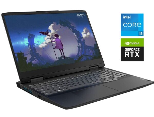 Ігровий ноутбук Lenovo IdeaPad Gaming 3 15IAH7 / 15.6" (1920x1080) IPS / Intel Core i5-12450H (8 (12) ядер по 1.5 - 4.4 GHz) / 16 GB DDR4 / 480 GB SSD / nVidia GeForce RTX 3050, 4 GB GDDR6, 128-bit / WebCam