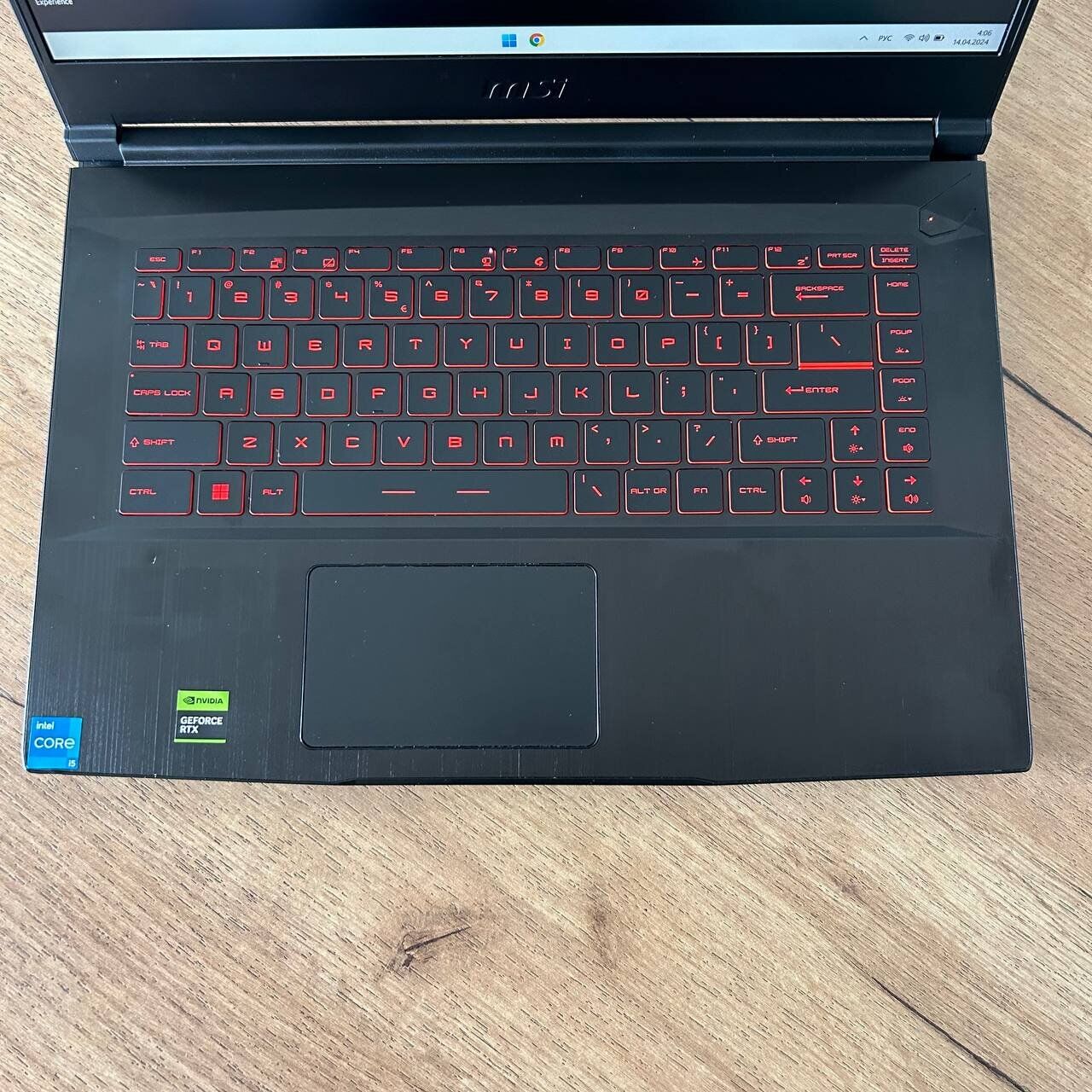 Ігровий ноутбук Б-клас MSI GF63 Thin 11UC / 15.6" (1920x1080) IPS / Intel Core i5-11400H (6 (12) ядер по 2.7 - 4.5 GHz) / 16 GB DDR4 / 512 GB SSD / nVidia GeForce RTX 3050, 4 GB GDDR6, 128-bit / WebCam - Зображення 7