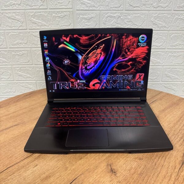 Ігровий ноутбук MSI GF63 Thin 9SC / 15.6" (1920x1080) IPS / Intel Core i5-9300H (4 (8) ядра по 2.4 - 4.1 GHz) / 8 GB DDR4 / 512 GB SSD / nVidia GeForce GTX 1650 Max-Q, 4 GB GDDR6, 128-bit / WebCam - Зображення 2