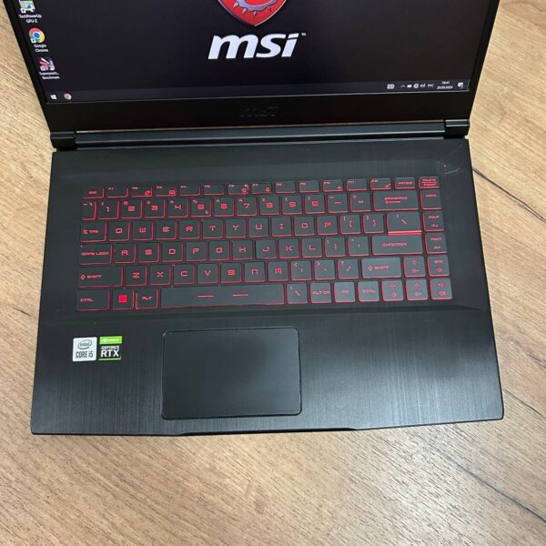 Ігровий ноутбук MSI GF65 Thin 10UE / 15.6" (1920x1080) IPS / Intel Core i5-10500H (6 (12) ядер по 2.5 - 4.5 GHz) / 16 GB DDR4 / 512 GB SSD / nVidia GeForce RTX 3060, 6 GB GDDR6, 192-bit / WebCam - Зображення 7