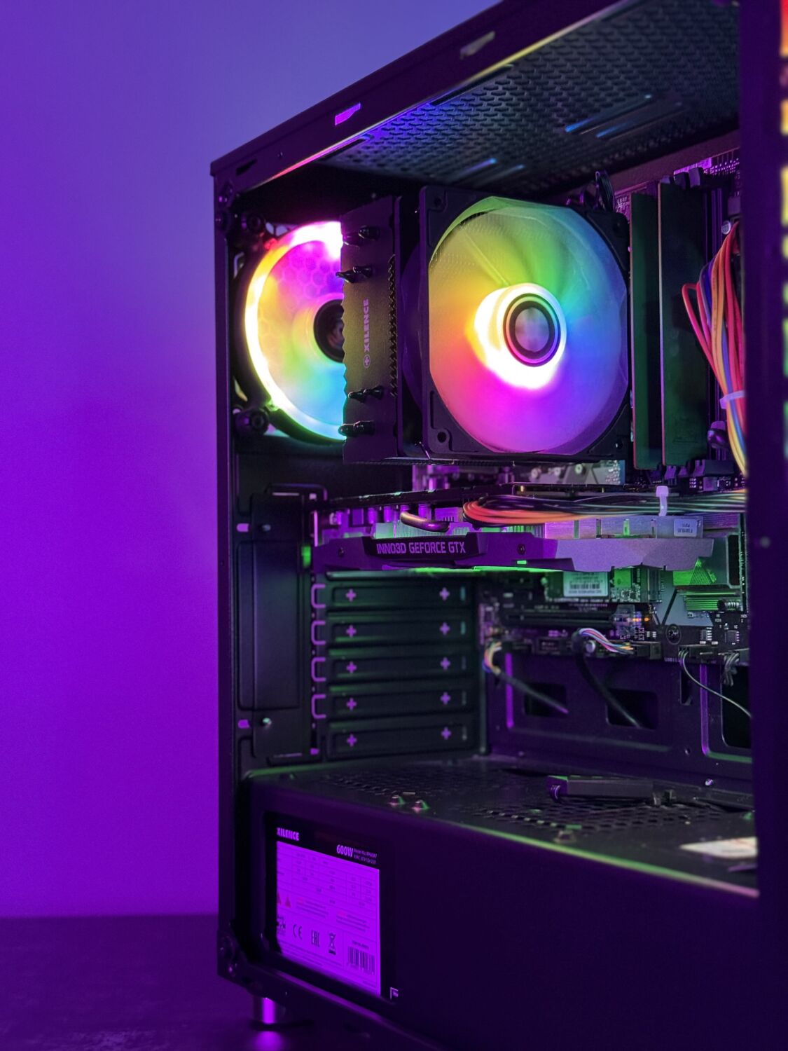 Ігровий ПК Azza Tower / Intel Core i5-9400F (6 ядер по 2.9 - 4.1 GHz) / 16 GB DDR4 / 500 GB SSD / nVidia GeForce GTX 1660 Super, 6 GB GDDR6, 192-bit / 600W - Зображення 3