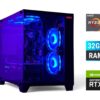 Ігровий ПК Gaming PC Tower / AMD Ryzen 5 3600 (6 (12) ядер по 3.6 - 4.2 GHz) / 32 GB DDR4 / 500 GB SSD + 1000 GB HDD / nVidia GeForce RTX 2060 Super, 8 GB GDDR6, 256-bit