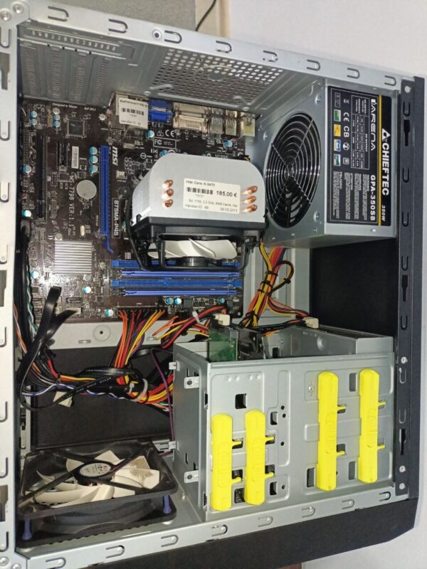 Комп'ютер Б-клас 2E Rational 1305 Tower / Intel Core i5-3470 (4 ядра по 3.2 - 3.6 GHz) / 8 GB DDR3 / 500 GB HDD / Intel HD Graphics 2500 / DVD-ROM / 350W / VGA - Зображення 5