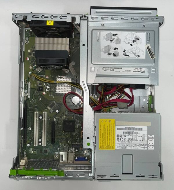 Комп'ютер Б-клас Fujitsu Esprimo E5730 E85 E-Star4 SFF / Intel Core 2 Duo E8500 (2 ядра по 3.16 GHz) / 4 GB DDR2 / 160 GB HDD / Intel HD Graphics / DVD-ROM / Windows 7 - Зображення 4
