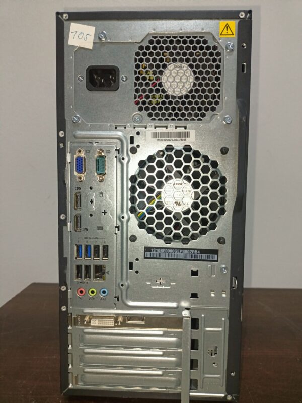 Комп'ютер Б-клас Lenovo ThinkCentre M83 Tower / Intel Core i7-4770 (4 (8) ядра по 3.4 - 3.9 GHz) / 16 GB DDR3 / 240 GB SSD / nVidia Quadro 600, 1 GB GDDR3, 128-bit / DVD-ROM / 280W - Зображення 7