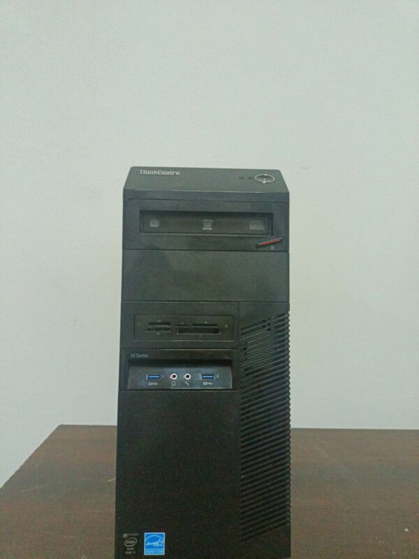 Комп'ютер Б-клас Lenovo ThinkCentre M83 Tower / Intel Core i7-4770 (4 (8) ядра по 3.4 - 3.9 GHz) / 16 GB DDR3 / 240 GB SSD / nVidia Quadro 600, 1 GB GDDR3, 128-bit / DVD-ROM / 280W - Зображення 2