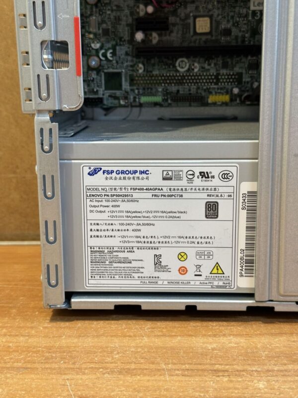 Комп'ютер Б-клас Lenovo ThinkStation P330 Tower / Intel Core i7-8700K (6 (12) ядер по 3.7 - 4.7 GHz) / 16 GB DDR4 / 500 GB SSD M.2 / Intel UHD Graphics 630 / 400W / DVD-RW / USB 3.1 / DisplayPort - Зображення 11