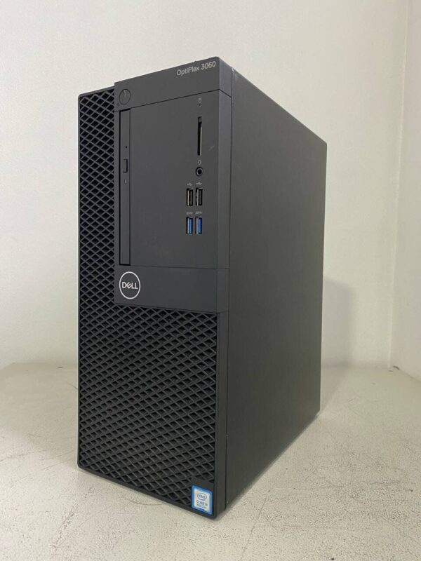 Комп'ютер Dell OptiPlex 3060 Tower / Intel Core i3-8100 (4 ядра по 3.6 GHz) / 8 GB DDR4 / 128 GB SSD / Intel UHD Graphics 630 / DVD-ROM - Зображення 2