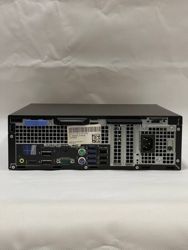 Комп'ютер Dell OptiPlex 5050 SFF / Intel Core i3-6100 (2 (4) ядра по 3.7 GHz) / 8 GB DDR4 / 128 GB SSD M.2 + 500 GB HDD / Intel HD Graphics 530 / DVD-ROM / Windows 10 Pro - Зображення 8