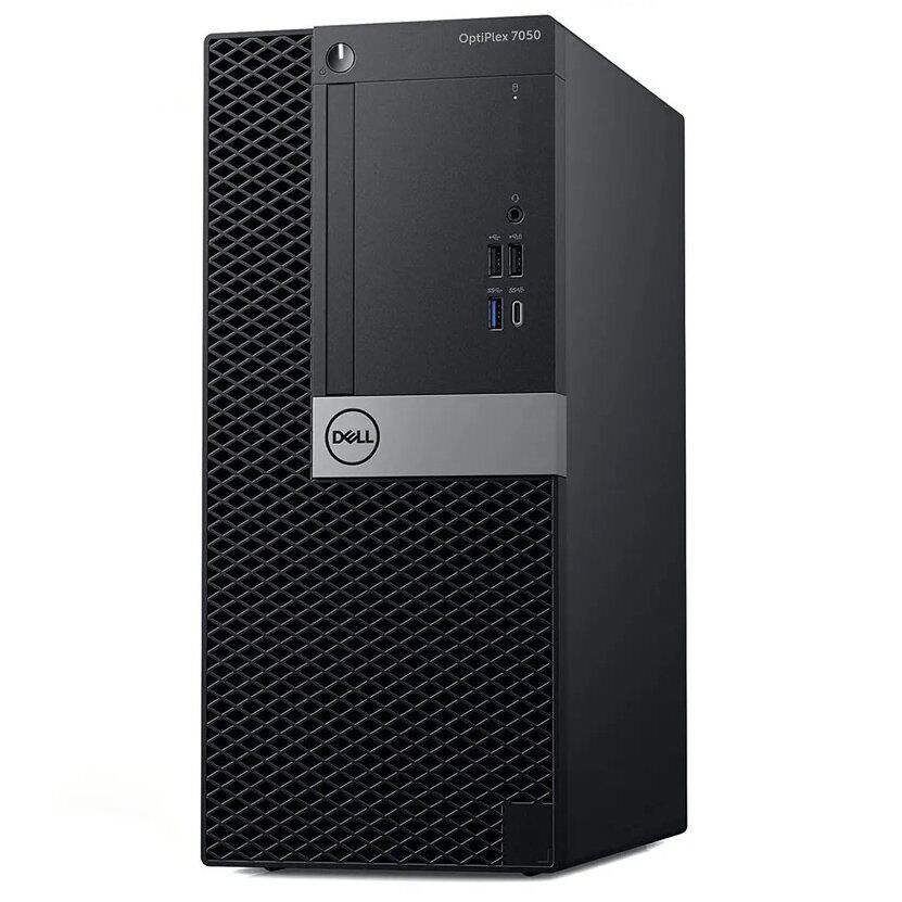 Комп'ютер Dell OptiPlex 7050 Tower / Intel Core i5-7500 (4 ядра по 3.4 - 3.8 GHz) / 16 GB DDR4 / 120 GB SSD + 500 GB HDD / Intel HD Graphics 630 - Зображення 2