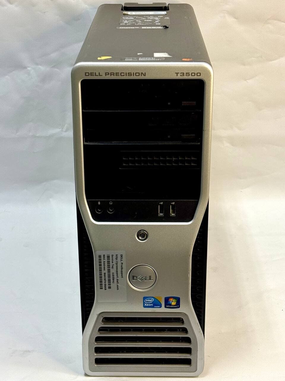 Комп'ютер Dell Precision T3500 Tower / Intel Xeon W3530 (4 (8) ядер по 2.8 - 3.06 GHz) / 12 GB DDR3 / 120 GB SSD + 500 GB HDD / nVidia Quadro FX 1800, 768 MB GDDR3, 192-bit / DVD-ROM / 525W - Зображення 3