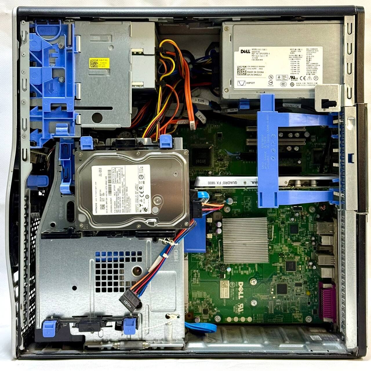 Комп'ютер Dell Precision T3500 Tower / Intel Xeon W3530 (4 (8) ядер по 2.8 - 3.06 GHz) / 12 GB DDR3 / 120 GB SSD + 500 GB HDD / nVidia Quadro FX 1800, 768 MB GDDR3, 192-bit / DVD-ROM / 525W - Зображення 6