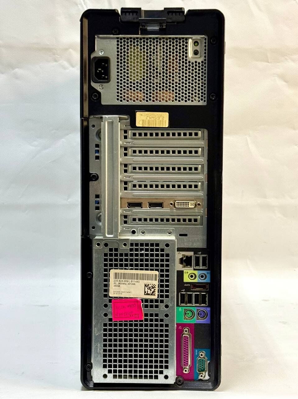 Комп'ютер Dell Precision T3500 Tower / Intel Xeon W3530 (4 (8) ядер по 2.8 - 3.06 GHz) / 12 GB DDR3 / 120 GB SSD + 500 GB HDD / nVidia Quadro FX 1800, 768 MB GDDR3, 192-bit / DVD-ROM / 525W - Зображення 7