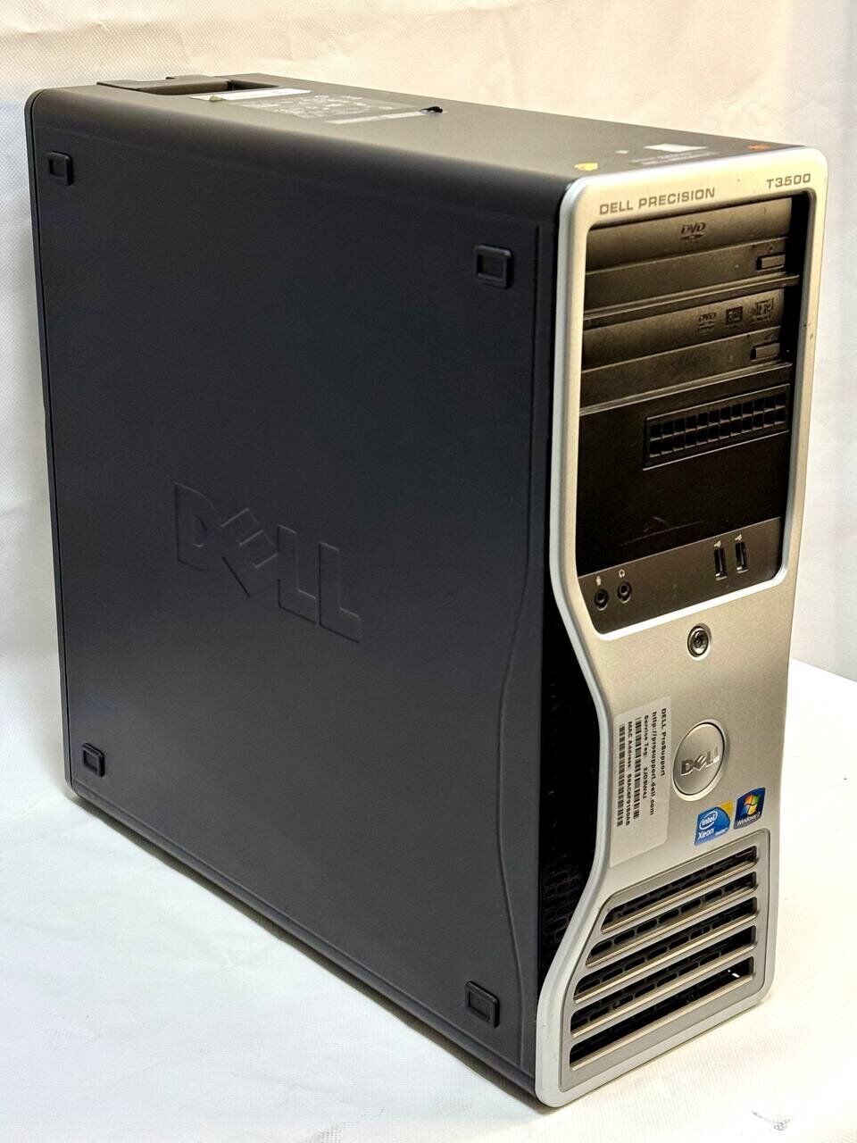 Комп'ютер Dell Precision T3500 Tower / Intel Xeon W3530 (4 (8) ядер по 2.8 - 3.06 GHz) / 12 GB DDR3 / 120 GB SSD + 500 GB HDD / nVidia Quadro FX 1800, 768 MB GDDR3, 192-bit / DVD-ROM / 525W - Зображення 5