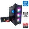 Комп'ютер Frontier Asaro Tower / Intel Core i7-4790 (4 (8) ядра по 3.6 - 4.0 GHz) / 16 GB DDR3 / 480 GB SSD + 500 GB HDD / AMD Radeon RX 570, 4 GB GDDR5, 256-bit / 450W + Кабелі (DVI та живлення)