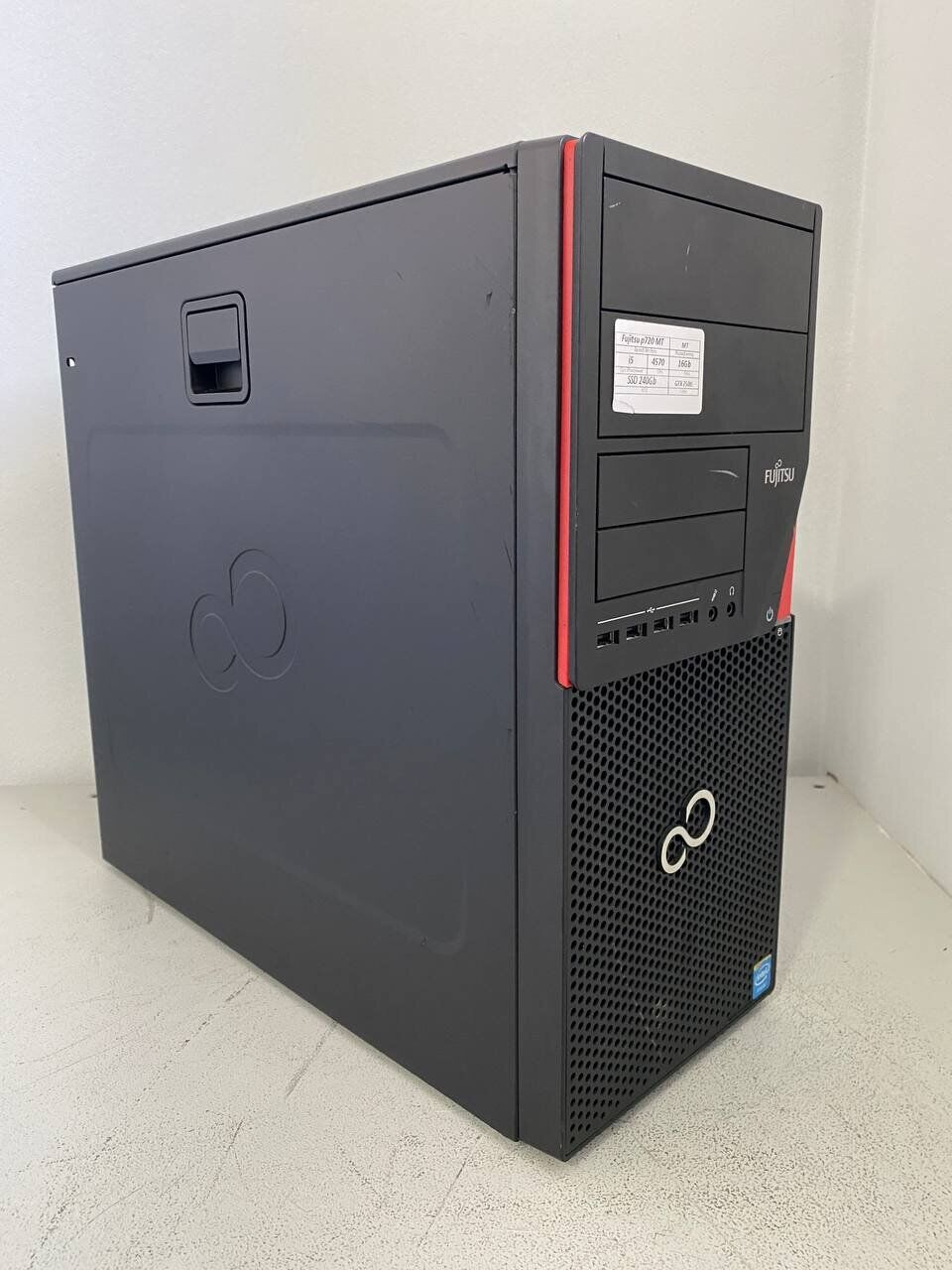 Комп'ютер Fujitsu Esprimo P720 E90 Tower / Intel Core i7-4770S (4 (8) ядра по 3.1 - 3.9 GHz) / 16 GB DDR3 / 240 GB SSD / nVidia GeForce GTX 750 Ti, 2 GB GDDR5, 128-bit - Зображення 3