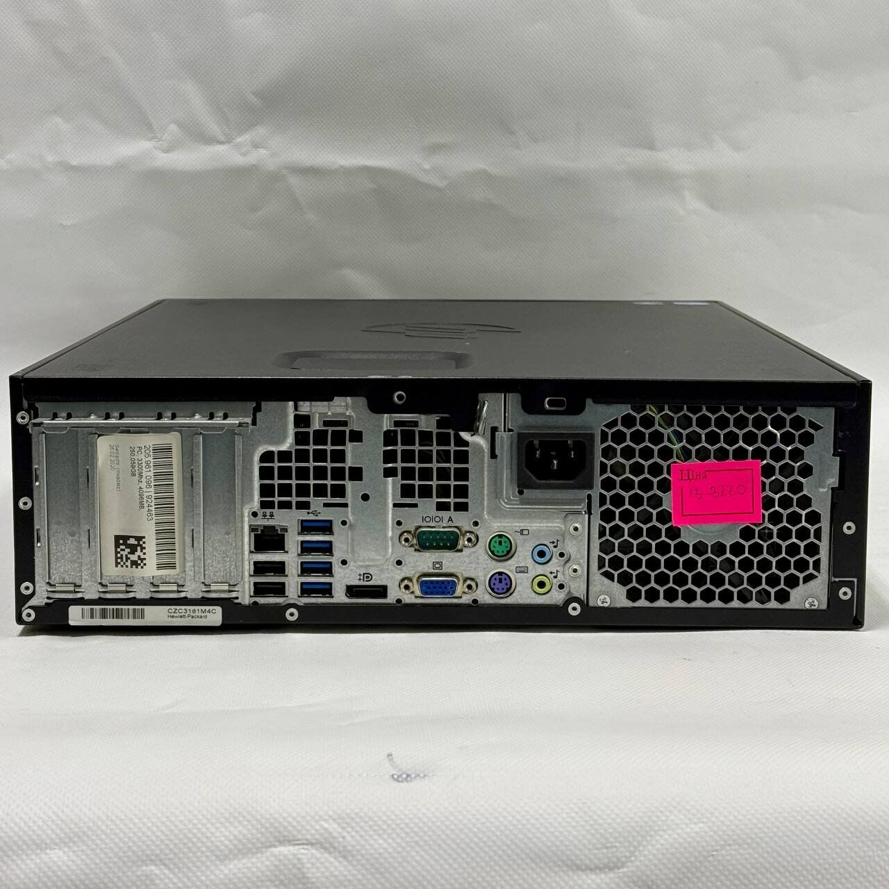Комп'ютер HP Compaq Elite 8300 SFF / Intel Core i3-3220 (2 (4) ядра по 3.3 GHz) / 8 GB DDR3 / 120 SSD + 500 GB HDD / Intel HD Graphics 2500 / DVD-ROM + Нові клавіатура та мишка - Зображення 6