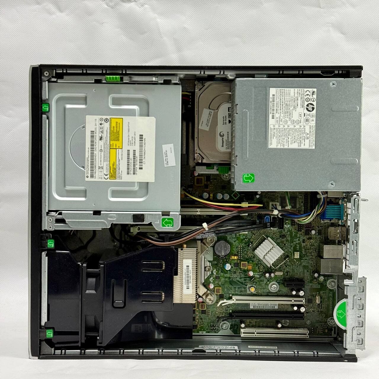 Комп'ютер HP Compaq Elite 8300 SFF / Intel Core i3-3220 (2 (4) ядра по 3.3 GHz) / 8 GB DDR3 / 120 SSD + 500 GB HDD / Intel HD Graphics 2500 / DVD-ROM + Нові клавіатура та мишка - Зображення 5