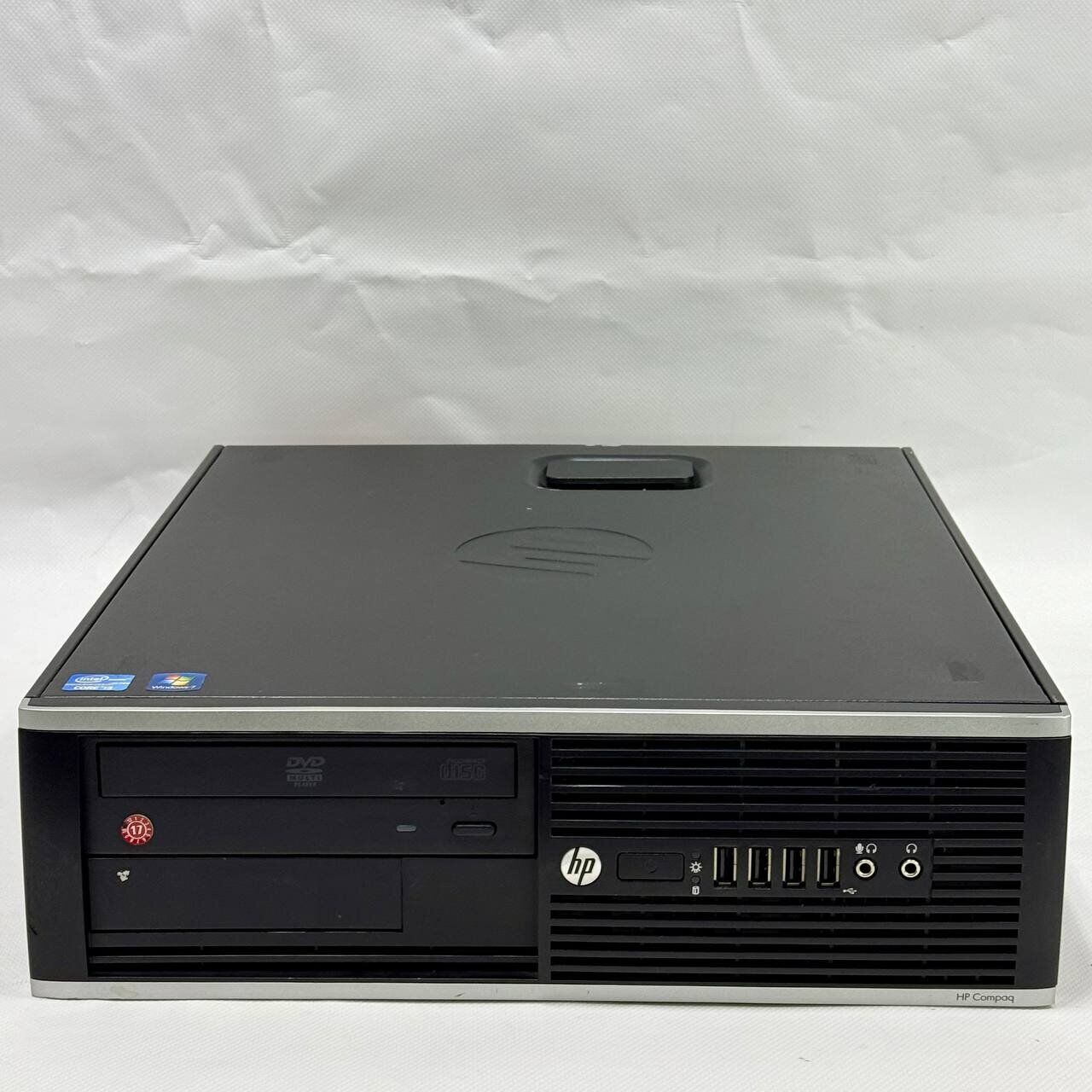 Комп'ютер HP Compaq Elite 8300 SFF / Intel Core i3-3220 (2 (4) ядра по 3.3 GHz) / 8 GB DDR3 / 120 SSD + 500 GB HDD / Intel HD Graphics 2500 / DVD-ROM + Нові клавіатура та мишка - Зображення 2