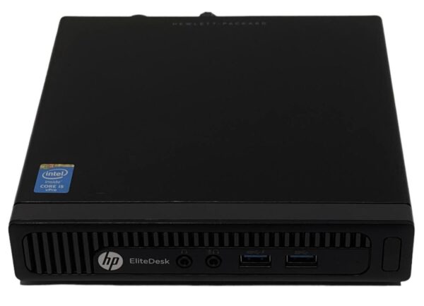 Комп'ютер HP EliteDesk 800 G1 Desktop Mini USFF / Intel Core i5-4590T (4 ядра по 2.0 - 3.0 GHz) / 8 GB DDR3 / 240 GB SSD / Intel HD Graphics 4600 / DisplayPort + Блок живлення - Зображення 2