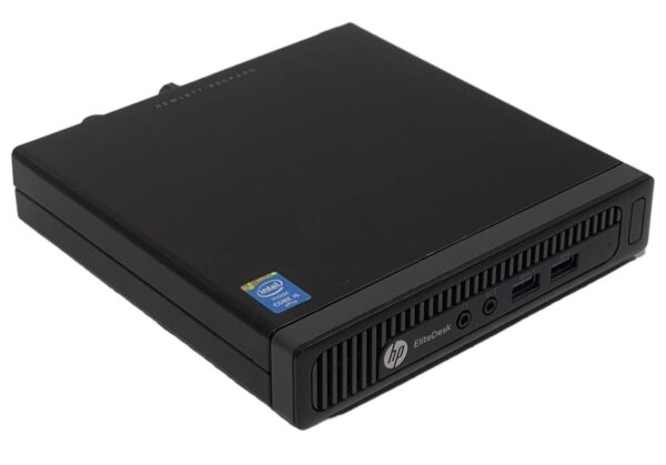 Комп'ютер HP EliteDesk 800 G1 Desktop Mini USFF / Intel Core i5-4590T (4 ядра по 2.0 - 3.0 GHz) / 8 GB DDR3 / 240 GB SSD / Intel HD Graphics 4600 / DisplayPort + Блок живлення - Зображення 5