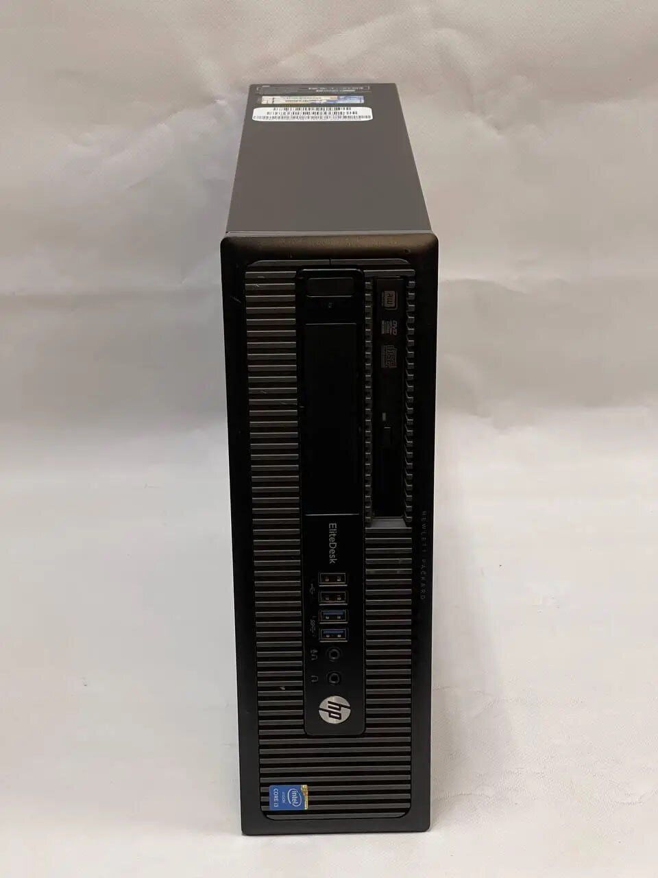 Комп'ютер HP EliteDesk 800 G1 SFF / Intel Core i3-4150 (2 (4) ядра по 3.5 GHz) / 8 GB DDR3 / 500 GB HDD / Intel HD Graphics 4400 / DVD-ROM + Нові клавіатура та мишка - Зображення 4