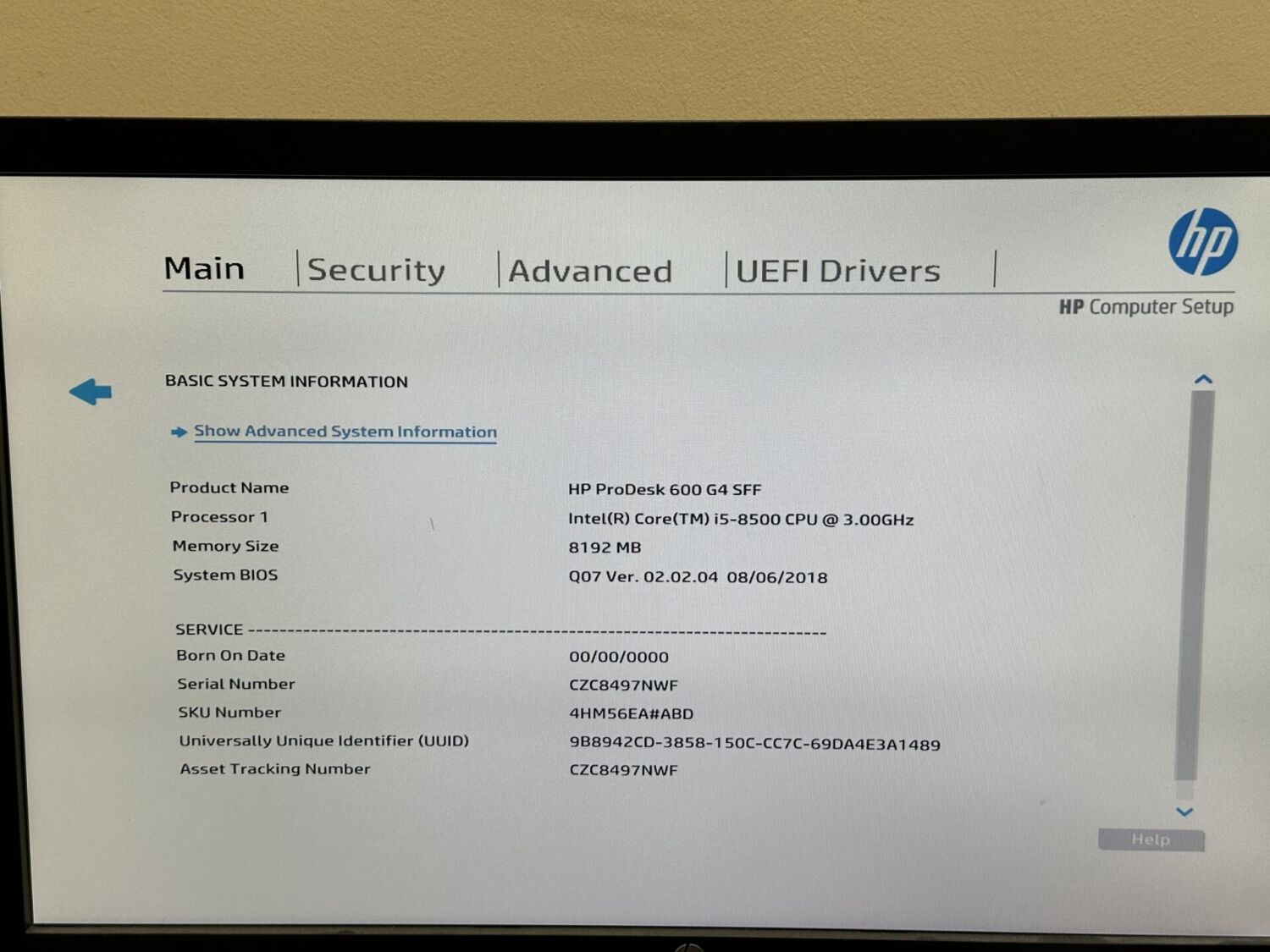 Комп'ютер HP ProDesk 600 G4 SFF / Intel Core i5-8500 (6 ядер по 3.0 - 4.1 GHz) / 8 GB DDR4 / no HDD / Intel UHD Graphics 630 / 180W / DVD-RW / DisplayPort - Зображення 11