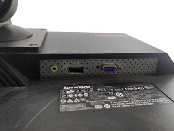 Монітор Lenovo ThinkVision L2251p / 22" (1680x1050) TN / VGA, DP, Audio + Кабель живлення - Зображення 4