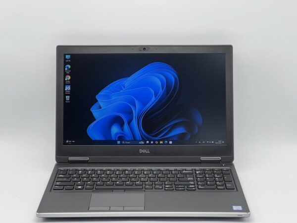 Мобільна робоча станція Dell Precision 7540 / 15.6" (1920x1080) IPS / Intel Core i5-9400H (4 (8) ядра по 2.5 - 4.3 GHz) / 16 GB DDR4 / 240 GB SSD / nVidia Quadro T1000, 4 GB GDDR5, 128-bit / WebCam - Зображення 2