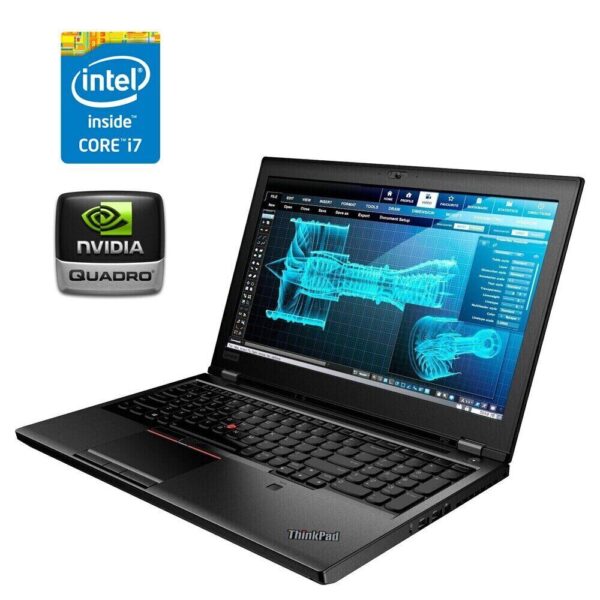 Мобільна робоча станція Lenovo ThinkPad P52 / 15.6" (1920x1080) IPS / Intel Core i7-8850H (6 (12) ядер по 2.6 - 4.3 GHz) / 16 GB DDR4 / 256 GB SSD / nVidia Quadro P2000, 4 GB GDDR5, 128-bit / WebCam