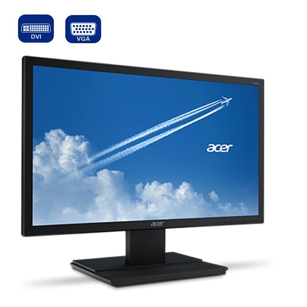 Монітор Acer V246HL / 24" (1920x1080) TN / VGA, DVI + Кабель живлення