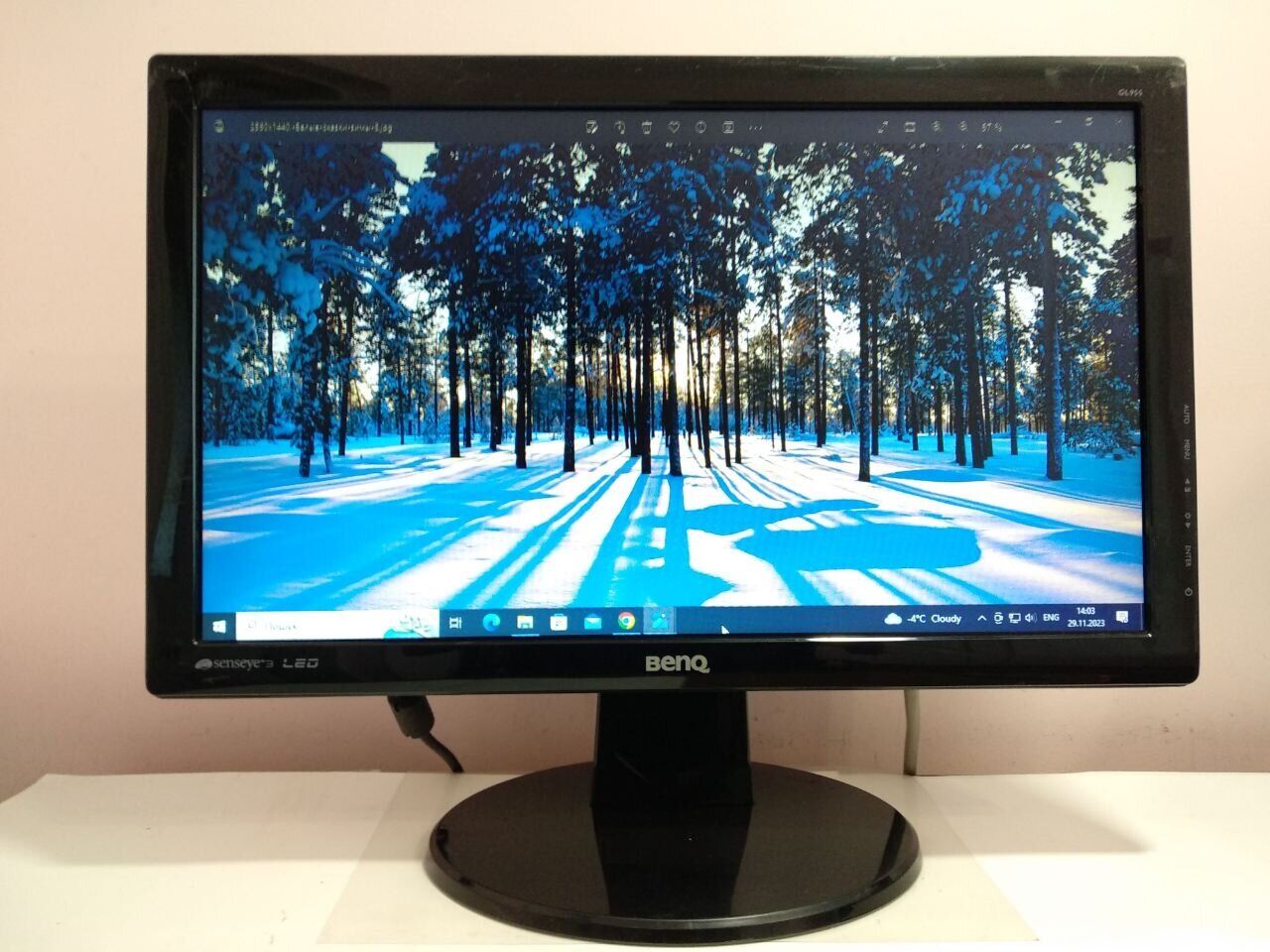 Монітор Б-клас BenQ GL955A / 18.5" (1366x768) TN / VGA / VESA 100x100 - Зображення 3