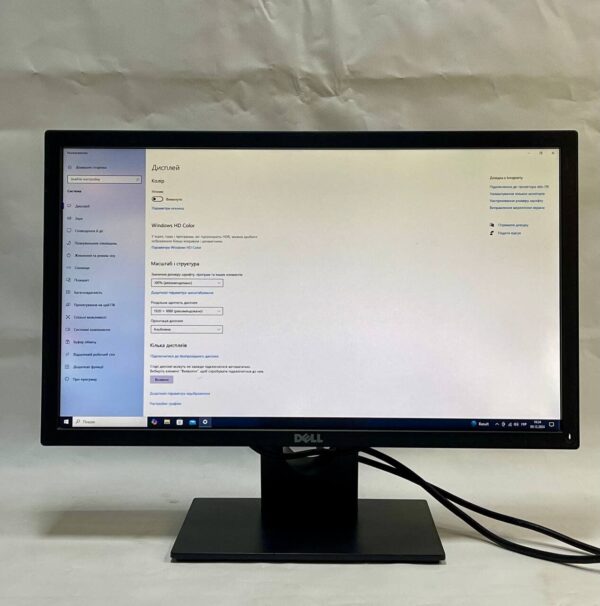Монітор Б-клас Dell E2216H / 22" (1920x1080) TN / VGA, DisplayPort / VESA 100x100 + Кабелі живлення - Зображення 3