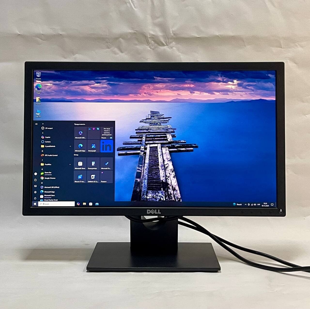 Монітор Б-клас Dell E2216H / 22" (1920x1080) TN / VGA, DisplayPort / VESA 100x100 + Кабелі живлення - Зображення 4