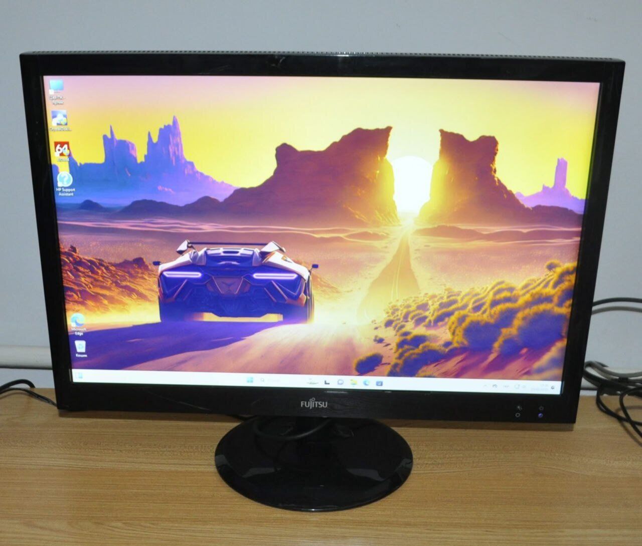 Монітор Б-клас Fujitsu L line SL22W-1 / 22" (1680x1050) TN / VGA, DVI + Кабелі (VGA або DVI на вибір) та блок живлення в комплекті - Зображення 5