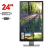 Монітор Dell P2414H / 24" (1920x1080) IPS / 1x DP, 1x DVI, 1x VGA, 4x USB / VESA 100x100 / Pivot + кабель живлення