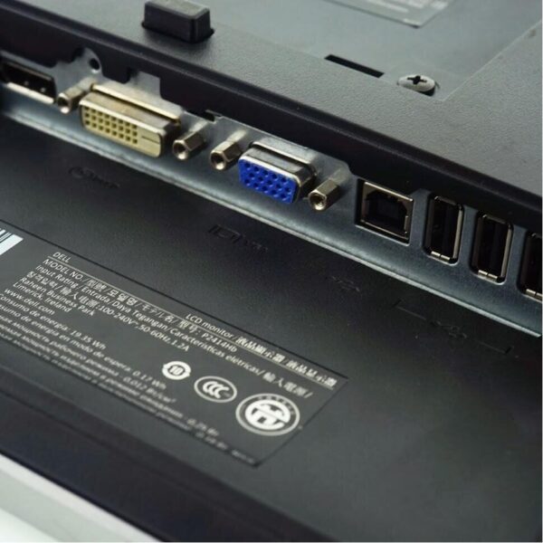 Монітор Dell P2414H / 24" (1920x1080) IPS / 1x DP, 1x DVI, 1x VGA, 4x USB / VESA 100x100 / Pivot + кабель живлення - Зображення 5