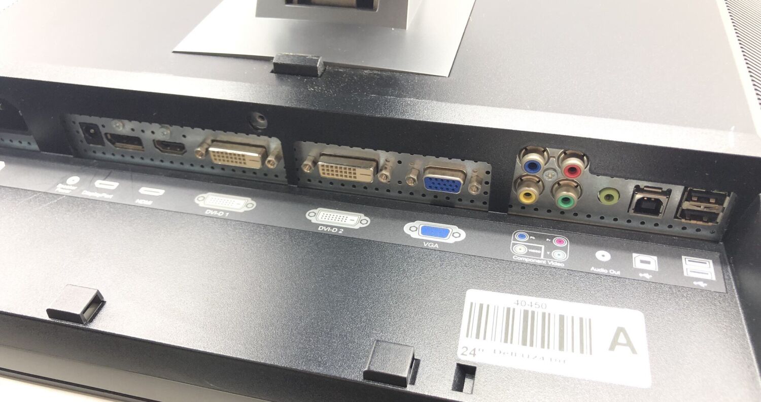 Монітор Dell U2410 / 24" (1920x1200) H-IPS / DVI, HDMI, VGA, Audio + Кабель живлення - Зображення 4